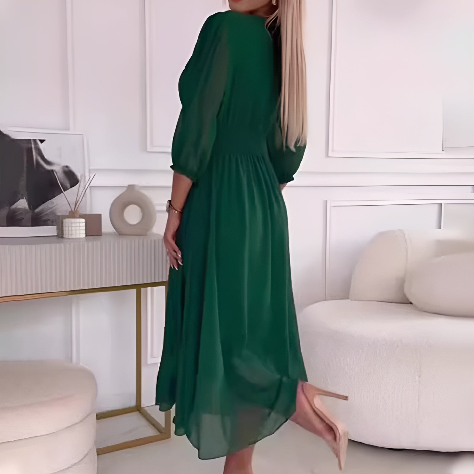 Vestido cruzado elegante
