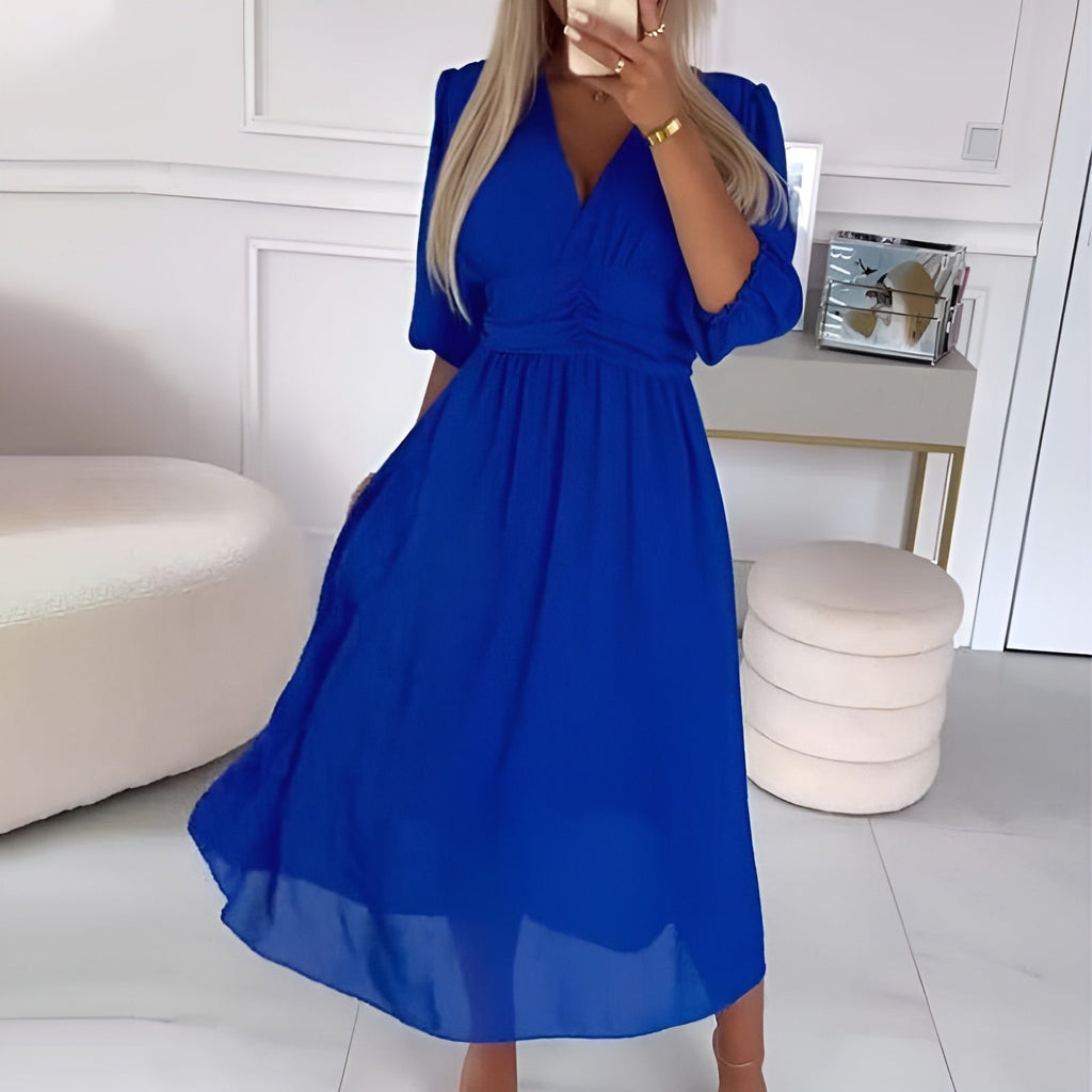 Vestido cruzado elegante
