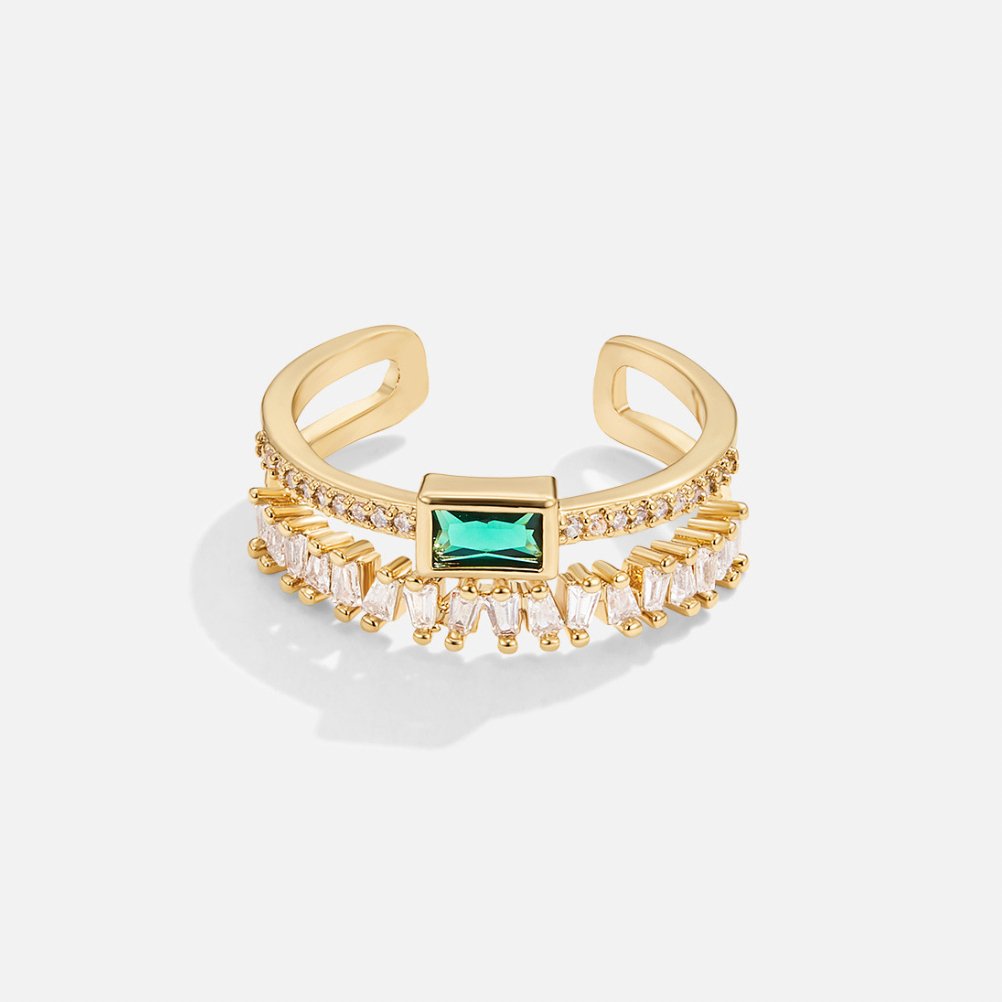 Eugenia - Anillo de cristal estratificado