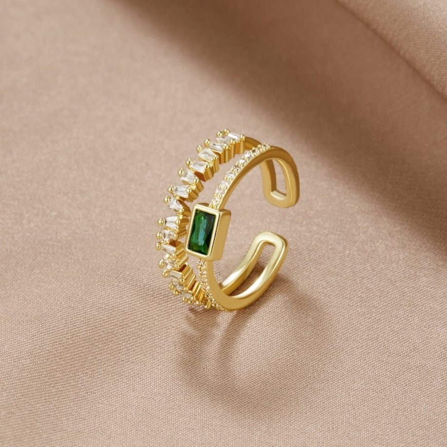 Eugenia - Anillo de cristal estratificado