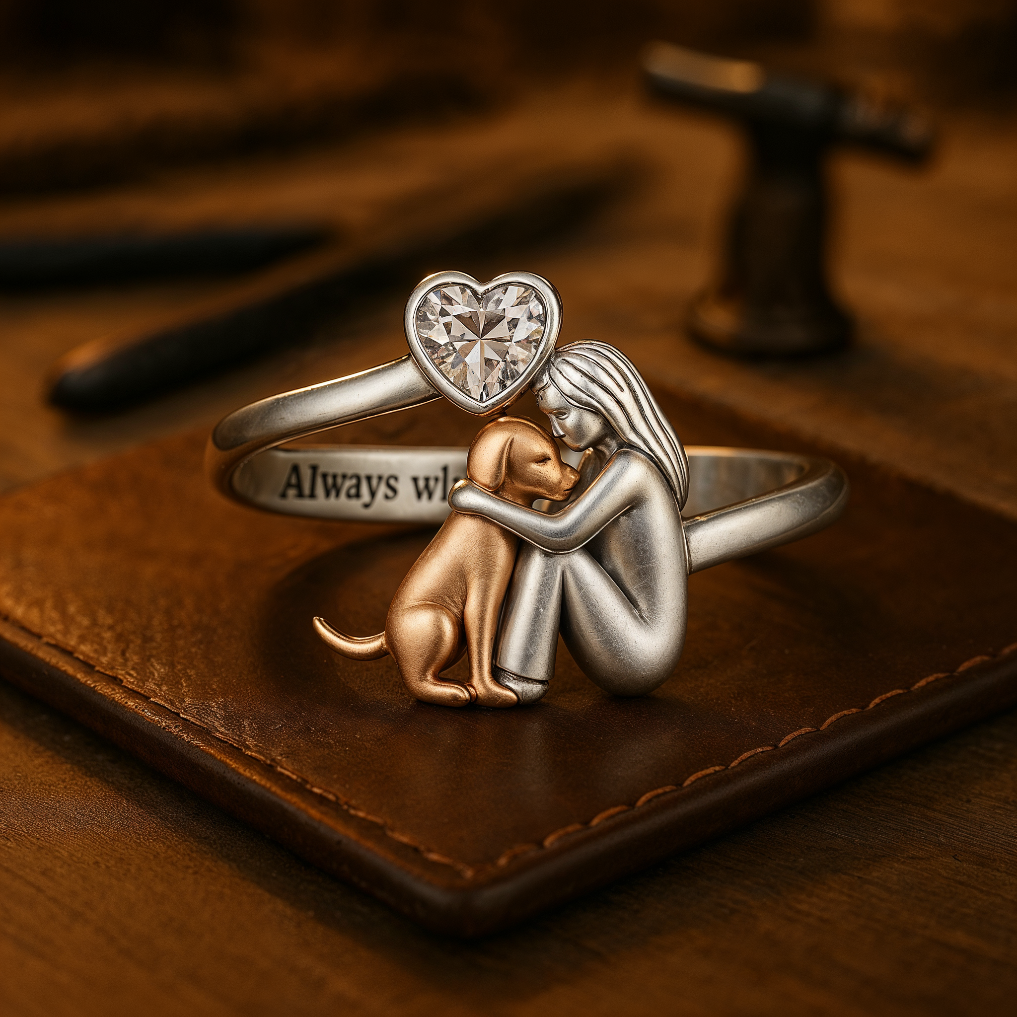 Anillo ajustable – Siempre en mi corazón