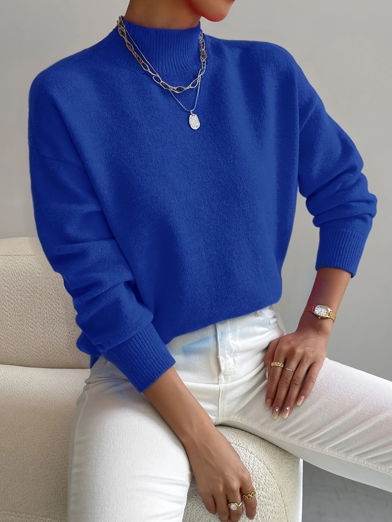 SERAPHINE | Suéter con cuello alto