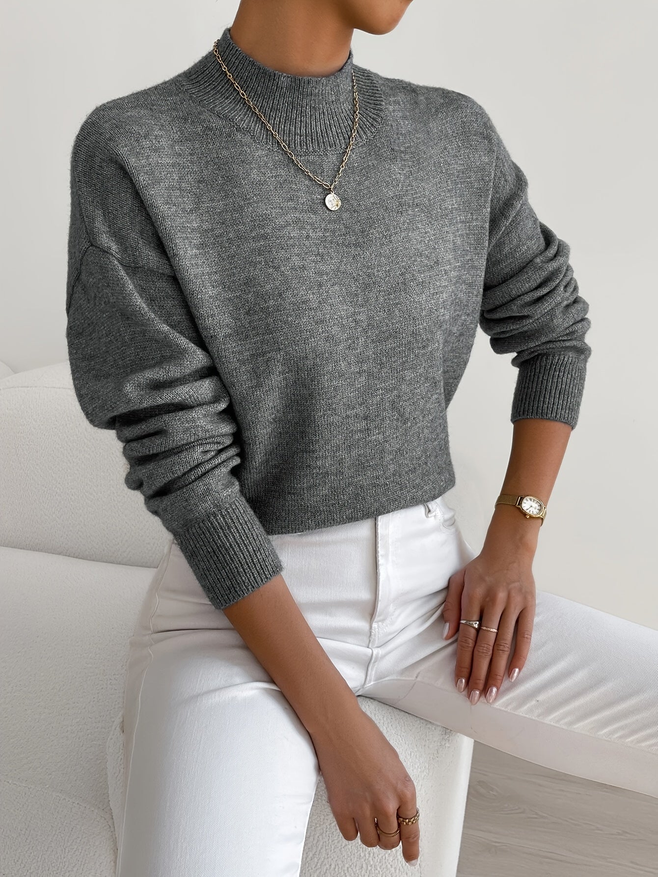 SERAPHINE | Suéter con cuello alto
