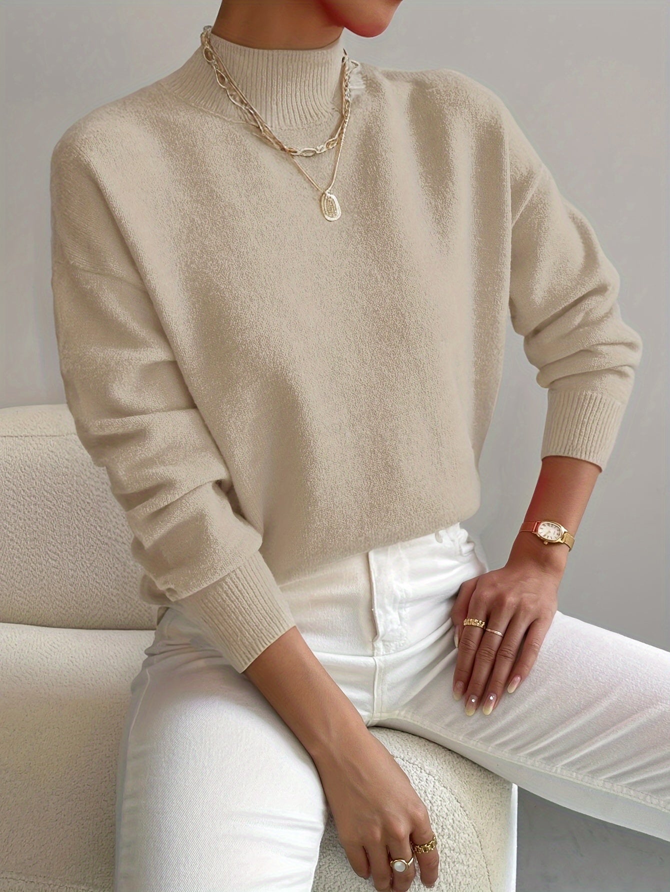 SERAPHINE | Suéter con cuello alto