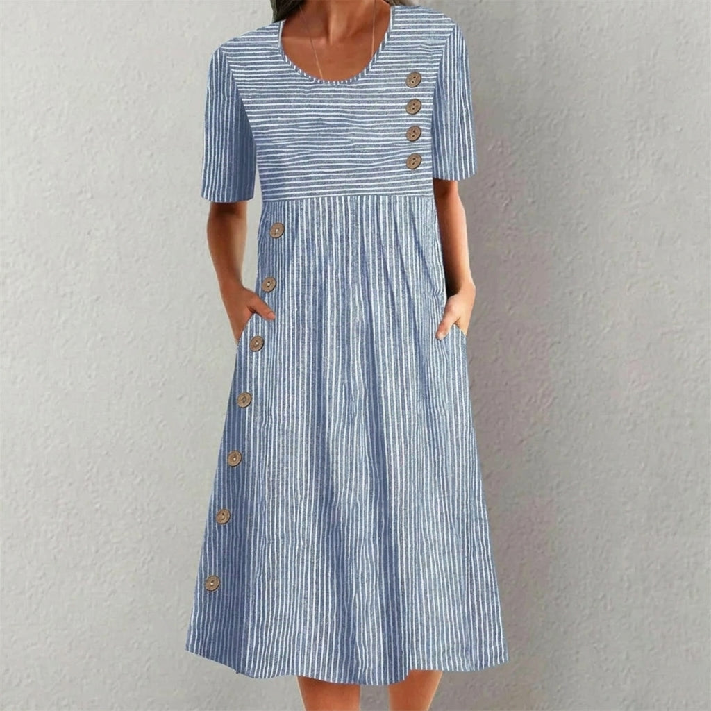 Belle | Vestido de verano a rayas