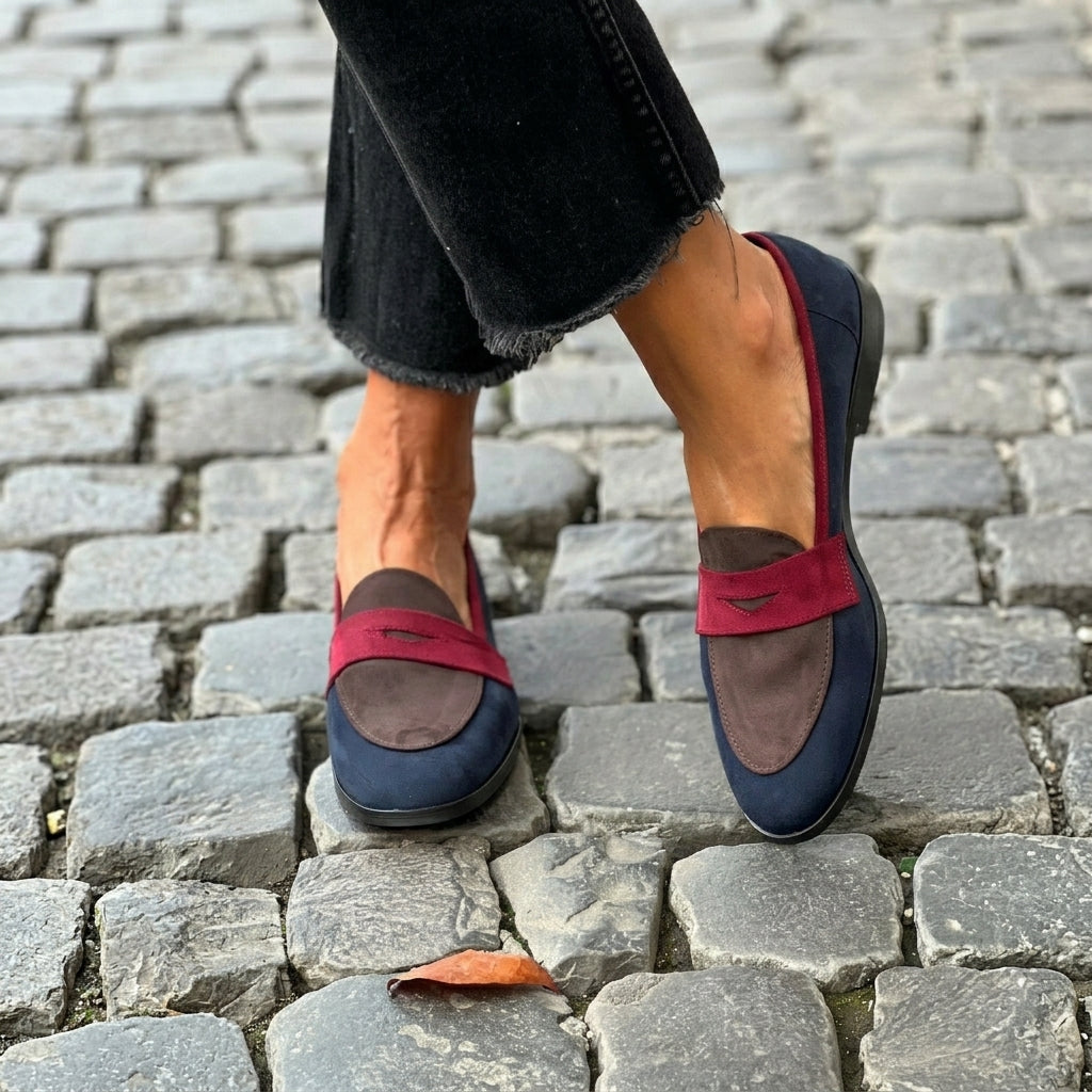 Sylvie - Mocasín Elegante Bicolor
