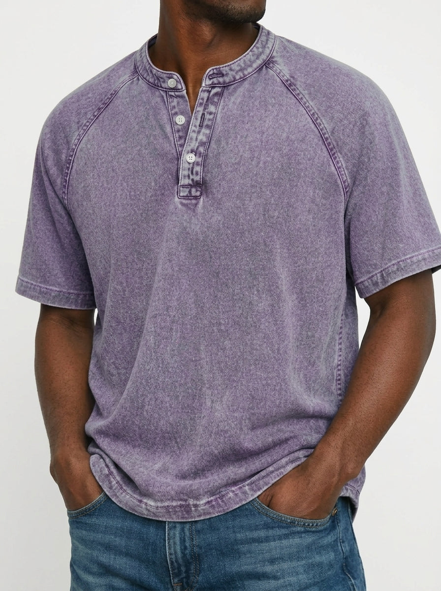 Ernest | Polo vintage abotonada para hombre