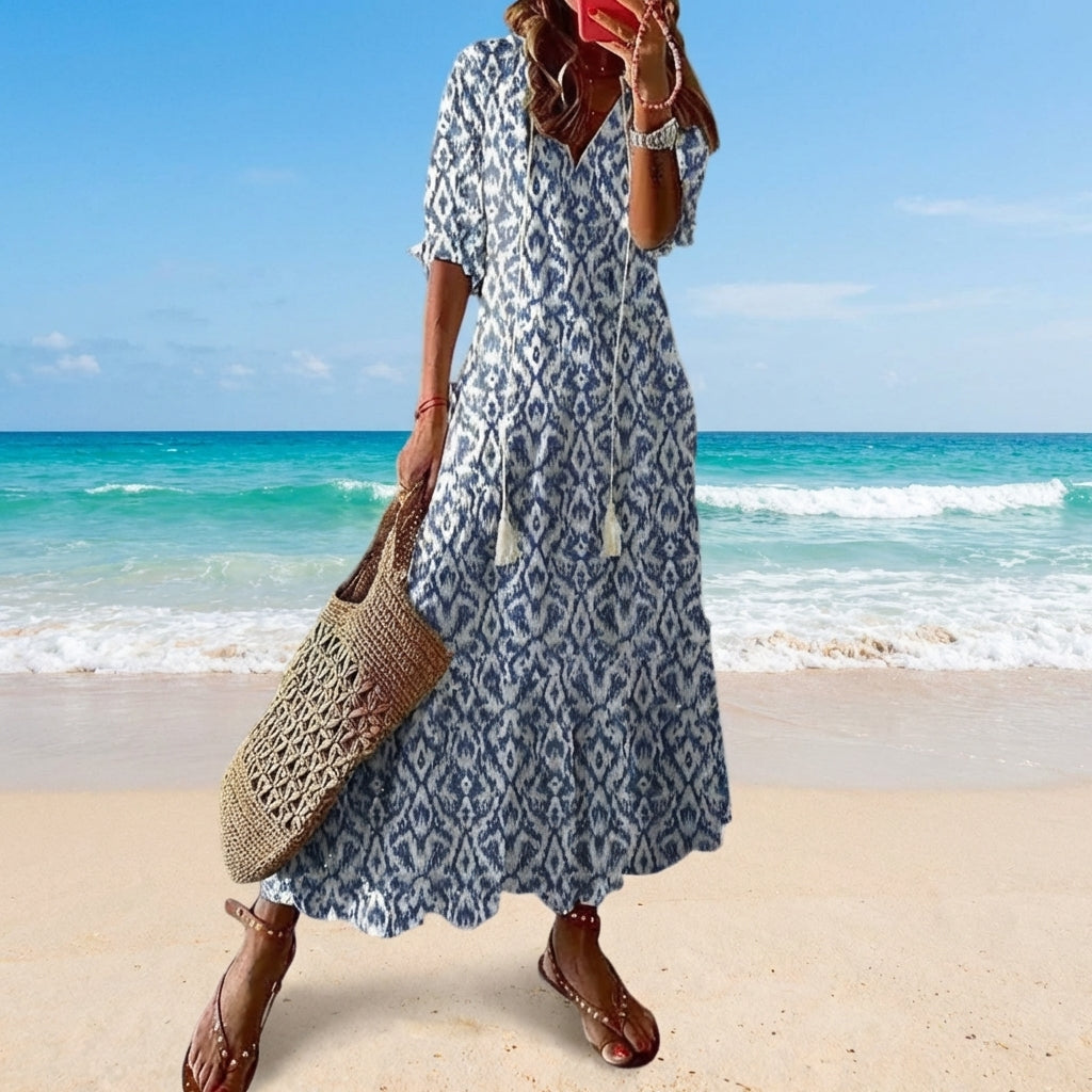 Sofía | Vestido maxi bohemio vintage de verano