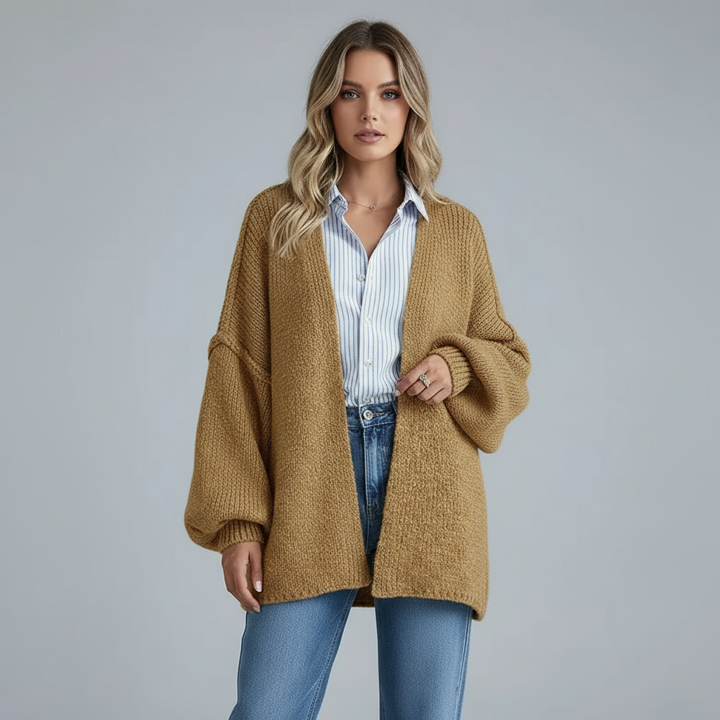 El Cárdigan Oversize™ | Cárdigan de Punto Relajado