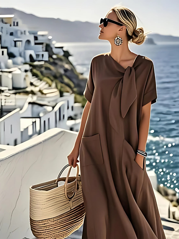 Vestido Elegante Ella™ con Bolsillos