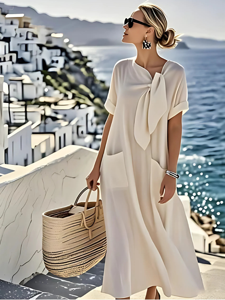Vestido Elegante Ella™ con Bolsillos
